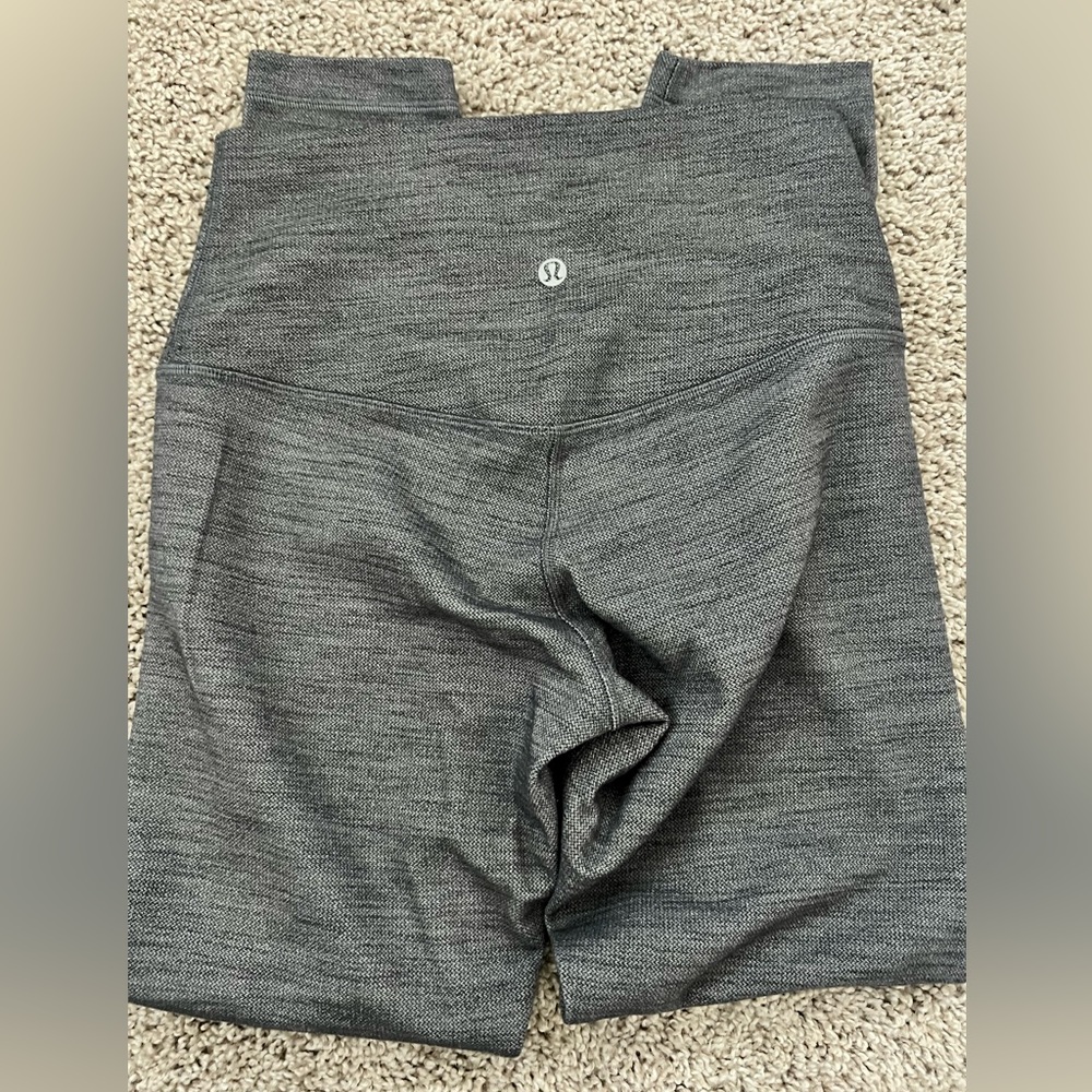Lululemon Align Leggings Gray Ankle Length Size 6 Like New